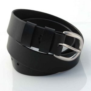 Ceinture - Ceinturon cuir noir "Dom"