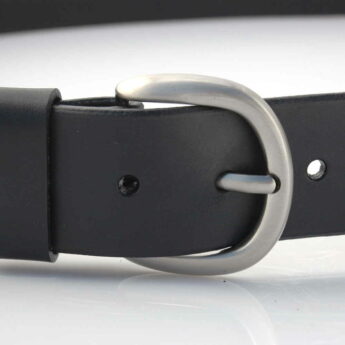 Ceinture - Ceinturon cuir noir "Dom"