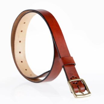 ceinture en cuir marron Marc