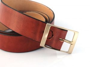 Ceinture ceinturon en cuir marron "Vill"