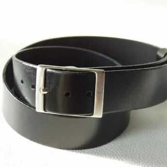Ceinture - Ceinturon cuir noir "Viller"