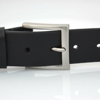 ceinture en cuir noir "4462"