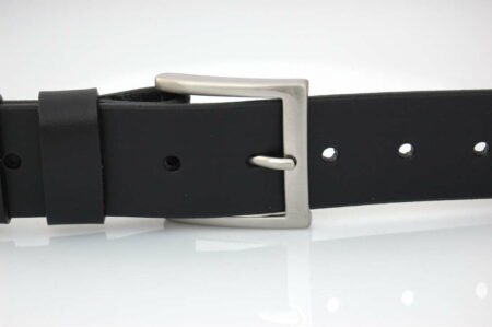 ceinture en cuir noir "4462"