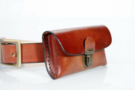 Pochette en cuir pour smartphone