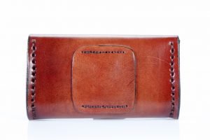Pochette en cuir pour smartphone