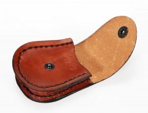 Porte Montre gousset en cuir naturel