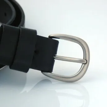Ceinture noire en cuir "Gérard"