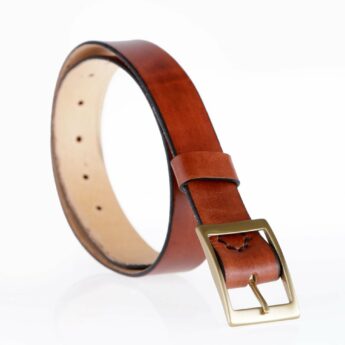 Ceinture marron en cuir "Pierre"