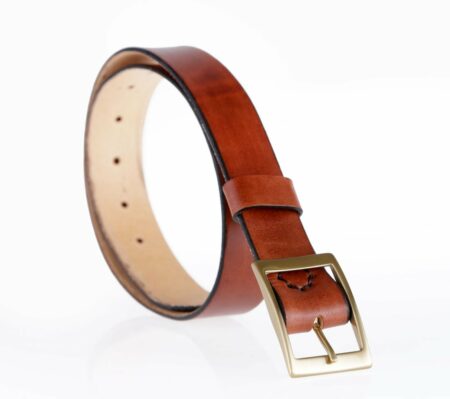 Ceinture marron en cuir "Pierre"