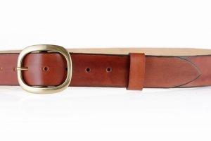 Ceinture ceinturon en cuir marron "Albin"