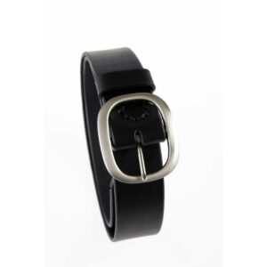 Ceinture - Ceinturon noir en cuir "Dominique"