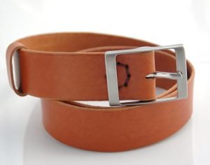 Ceinture en cuir Cognac "Etienne"