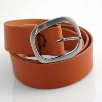 Ceinture - ceinturon en cuir cognac "Guy"