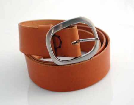 Ceinture - ceinturon en cuir cognac "Guy"