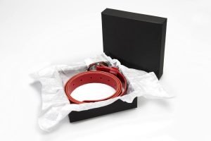 Coffret cadeau pour ceinture en cuir