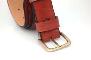 Ceinture en cuir naturel "Thierry"