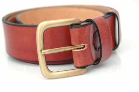 Ceinture en cuir naturel "Thierry"