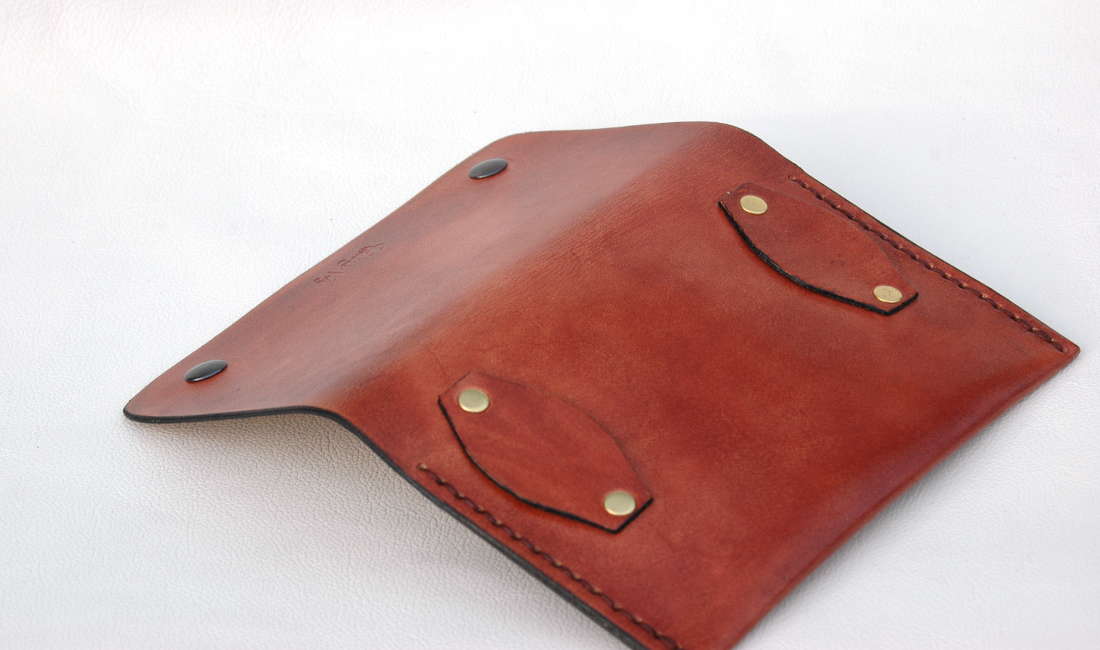 Pochette en cuir pour ceinture Albin 