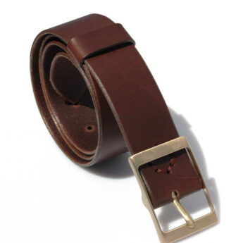 Ceinture - Ceinturon cuir chocolat "Anthony"