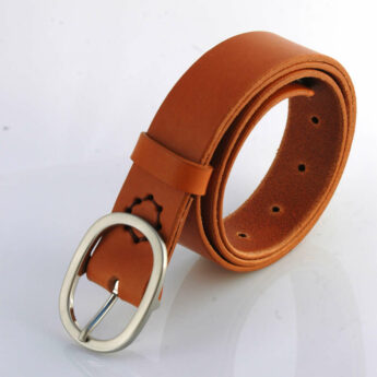 Ceinture en cuir Cognac "Quentin"