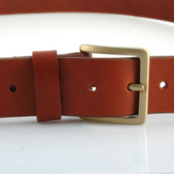 Ceinture - Ceinturon cuir marron fauve "Rudy"