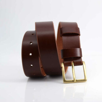 Ceinture - Ceinturon cuir marron fauve "Rudy"