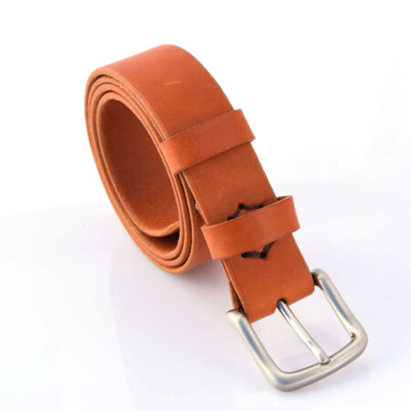 Ceinture cognac en cuir "Liam"