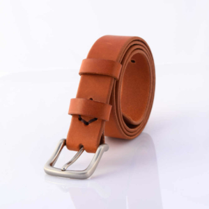 Ceinture cognac en cuir "Liam"