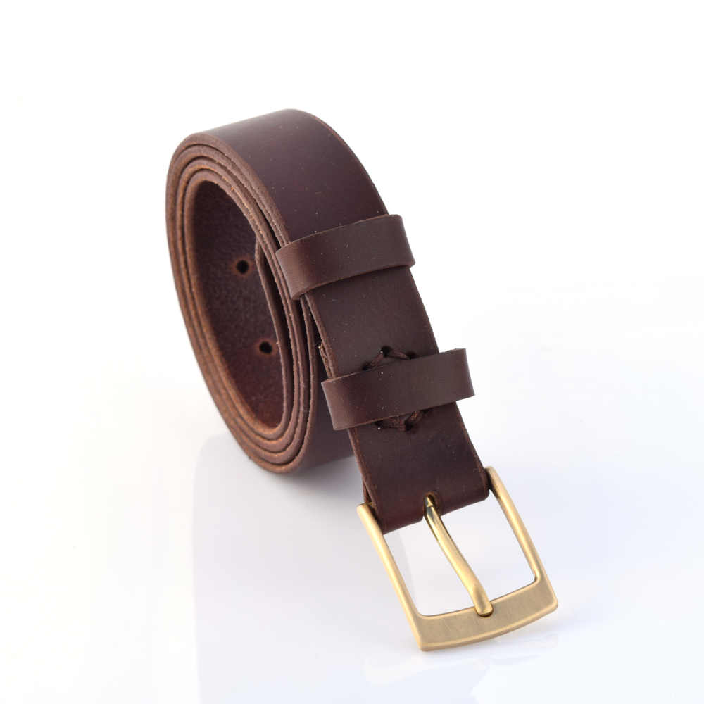 ceinture marron en cuir femme