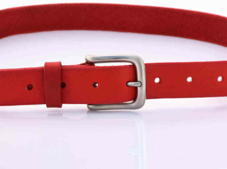 Ceinture rouge pour enfant en cuir "Tilla"