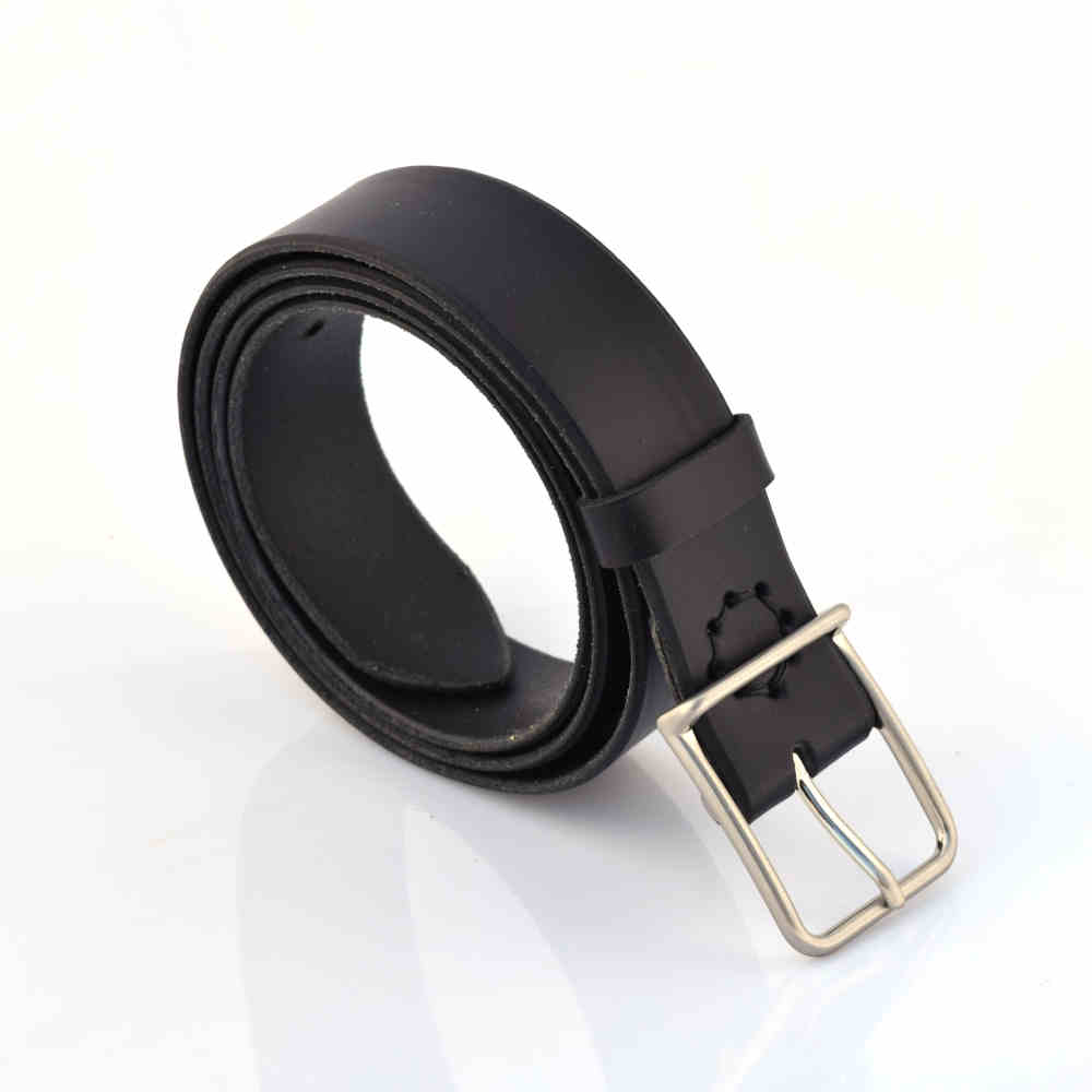 ceinture noire en cuir "Jason"