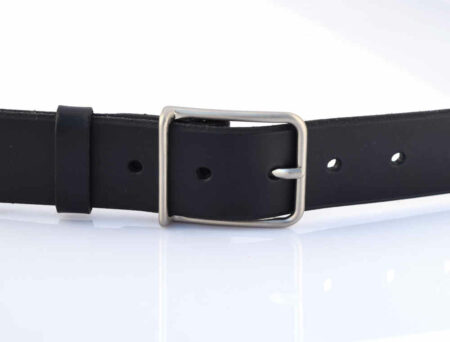 ceinture noire en cuir "Jason"