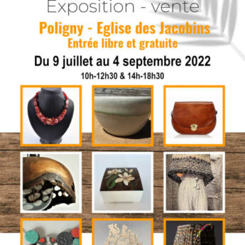 Exposition d'artisanat d'Art à Poligny 2022