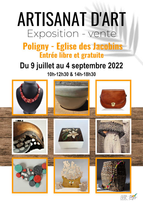 Exposition d'artisanat d'Art à Poligny 2022
