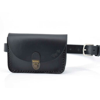 Pochette en cuir à mettre à la ceinture - grand Bouley